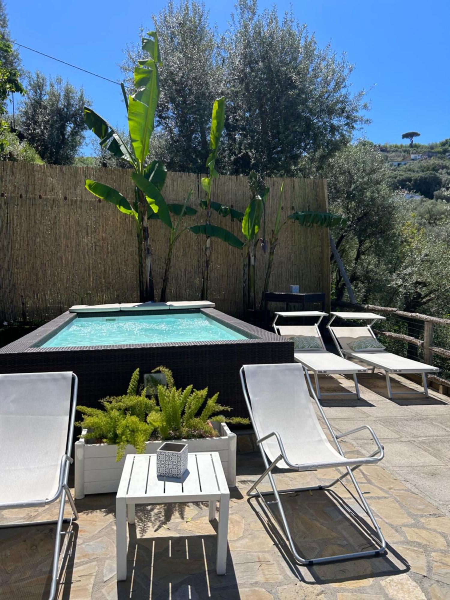 Villa Carolina Sorrento Private Heated Pool And Sea View Bagian luar foto