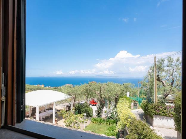 Villa Carolina Sorrento Private Heated Pool And Sea View Bagian luar foto